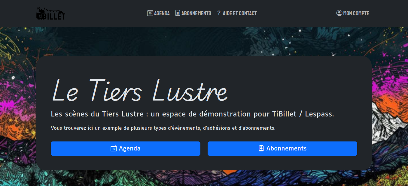 Configuration page d'accueil